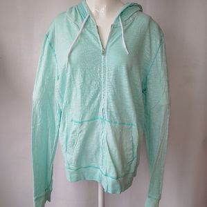 PINK Lightweight Full Zip Hoodie w Pockets